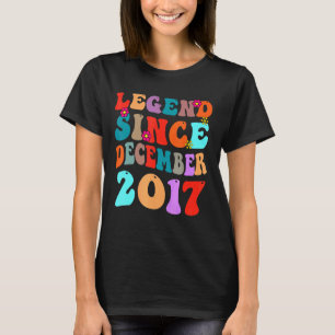 T-shirt Légende depuis décembre 2017 Anniversaire Vintage