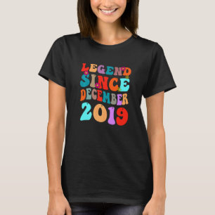 T-shirt Légende depuis décembre 2019 Vintage Anniversaire 