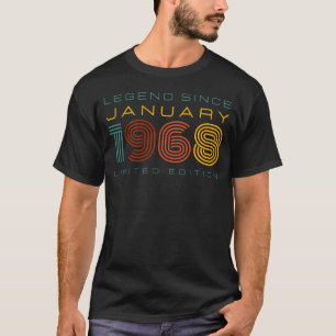 T-shirt Légende depuis janvier 1968, Edition Limitée