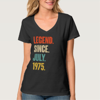 T-shirt Légende depuis juillet 1975 47 Ans Cadeau 47e Birt