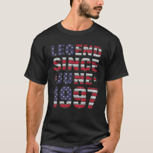 T-shirt Légende depuis juin 1997 25e anniversaire 25 ans