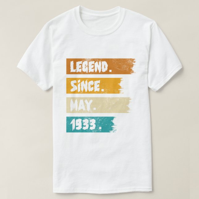 T-shirt Légende depuis mai 1933 (Design devant)