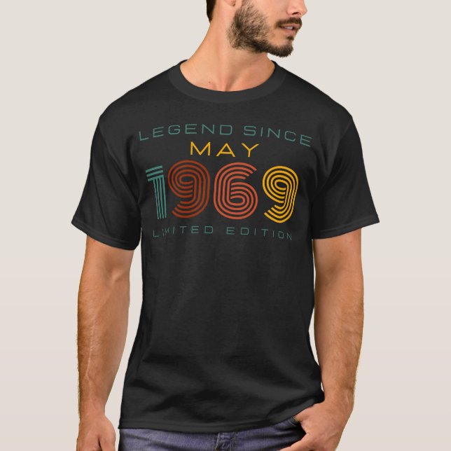 T-shirt Légende depuis mai 1969, Edition Limitée (Devant)