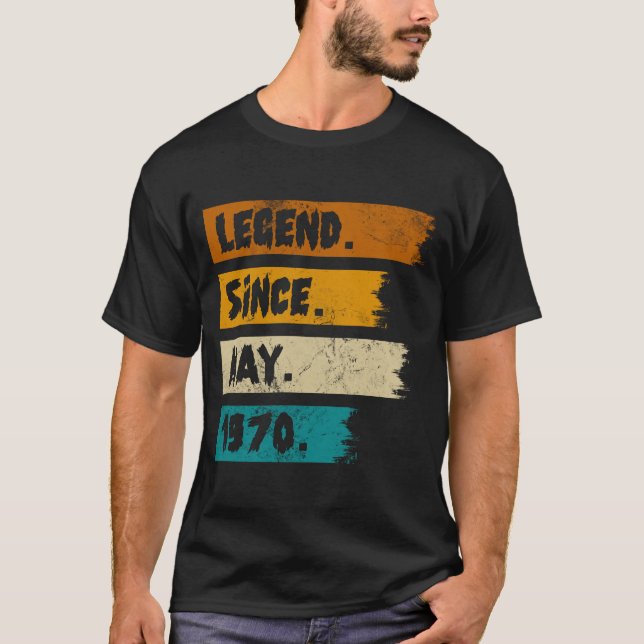 T-shirt Légende depuis mai 1970 (Devant)