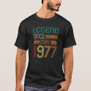 T-shirt Légende depuis mai 1977 45e anniversaire 45 ans V