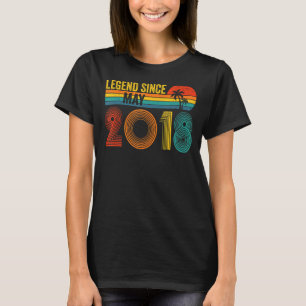 T-shirt Légende depuis mai 2018 4ème anniversaire 4 ans Vi