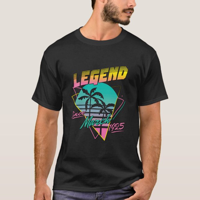 T-shirt Légende depuis mars 1925 (Devant)