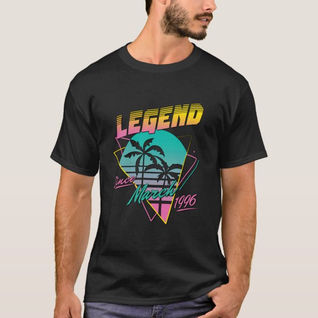 T-shirt Légende depuis mars 1996 (Devant)