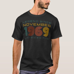 T-shirt Légende depuis novembre 1969, Edition limitée Homm