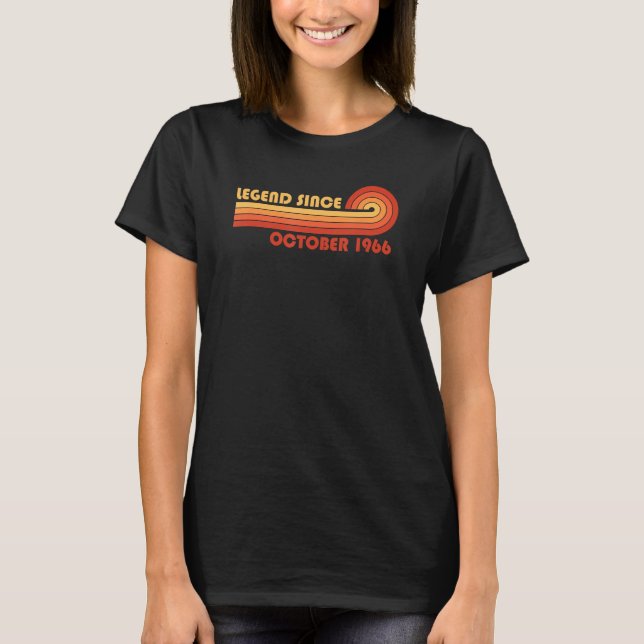 T-shirt Légende depuis octobre 1966 (Devant)