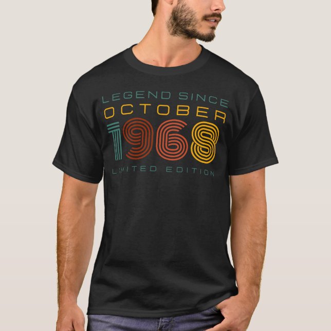 T-shirt Légende depuis octobre 1968, Edition limitée Homme (Devant)