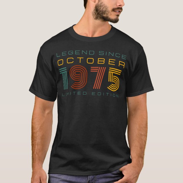 T-shirt Légende depuis octobre 1975, Edition Limitée Homme (Devant)