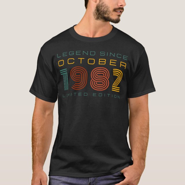 T-shirt Légende depuis octobre 1982, Edition Limitée Homme (Devant)