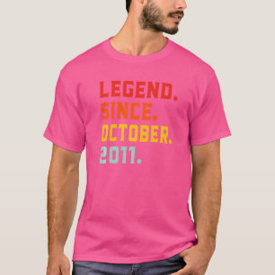 T-shirt Légende depuis octobre 2011 11e anniversaire Vinta