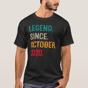 T-shirt Légende depuis octobre 2020 2e anniversaire 2 ans
