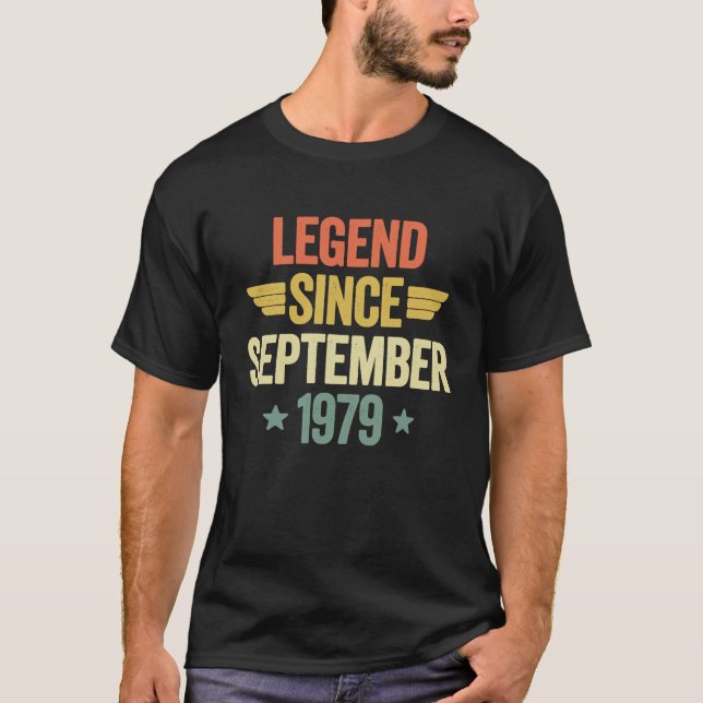 T-shirt Légende depuis septembre 1979 (Devant)