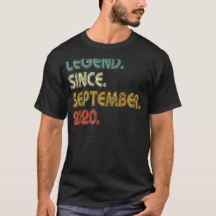 T-shirt Légende depuis septembre 2020 2e anniversaire 2 an