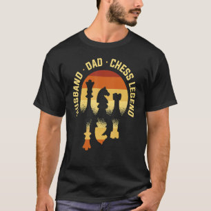 T-shirt Légende des échecs papa mari