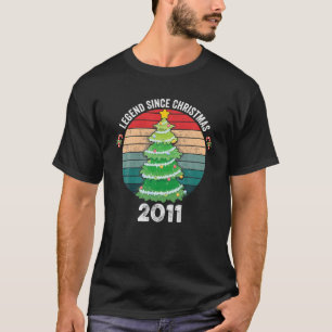 T-shirt Légende du 10e anniversaire depuis Noël de décembr