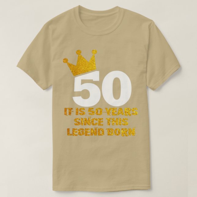 T-shirt Légende du 50e anniversaire (Design devant)