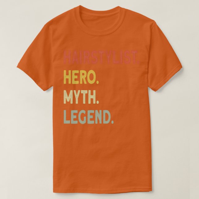 T-shirt Légende du coiffeur (Design devant)