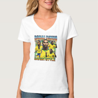 T-shirt Légende du football brésilien vintage 90s