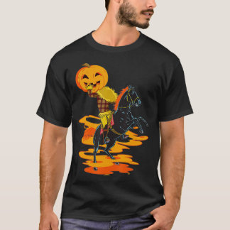 T-shirt Légende du Halloween Horseman sans tête