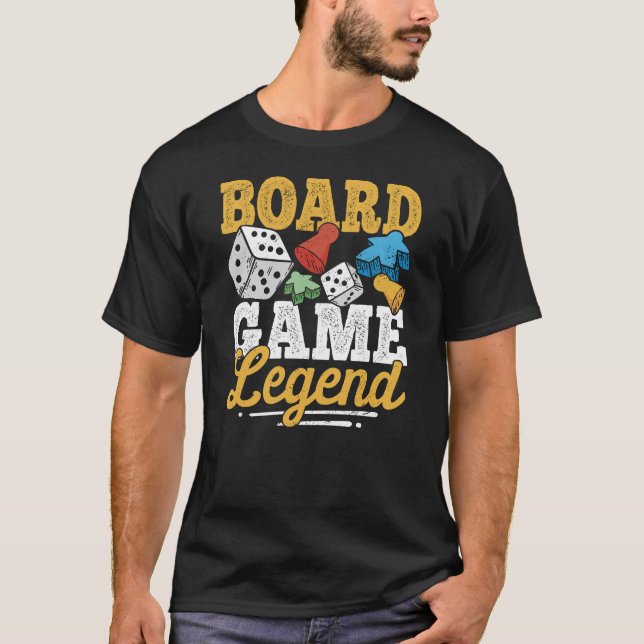 T-shirt Légende du jeu de plateau (Devant)