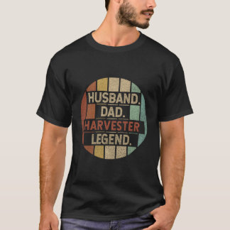 T-shirt Légende du mari papa Harvester