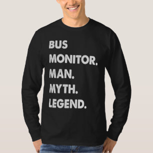 T-shirt Légende du mythe de l'homme surveillant le bus