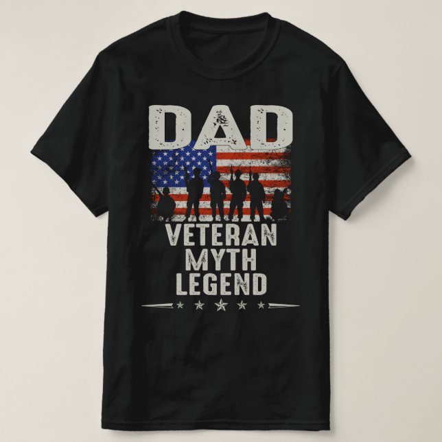 T-shirt légende du mythe papa (Design devant)
