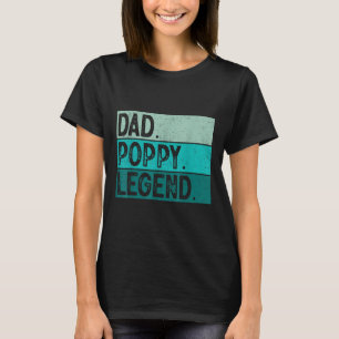 T-shirt Légende du pavot papa - Vintage épinglé