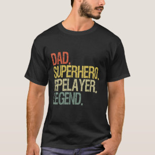 T-shirt légende du pipelier papa superhero