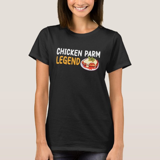 T-shirt Légende du poulet Parm (Devant)