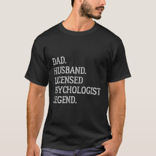 T-shirt Légende du psychologue du mari papa
