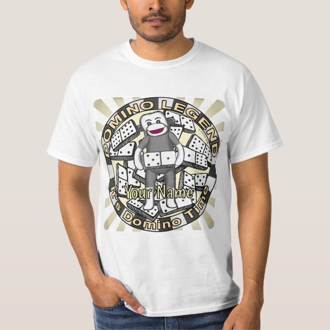 T-shirt Légende du Singe Chaussette Domino  (Devant)