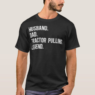 T-shirt Légende du Tracteur de Traction Mari Papa