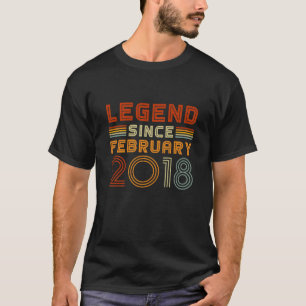 T-shirt Légende Enfants depuis février 2018 Garçons Filles