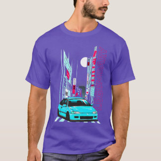 T-shirt Légende JDM Rétro Gaming Voiture de course eg6 S v