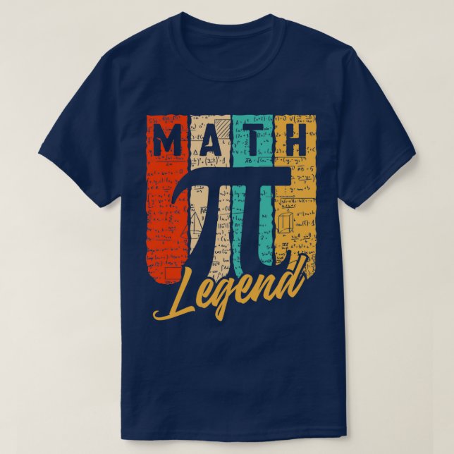 T-shirt légende mathématique (Design devant)