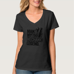 T-shirt Légende Mécanicien Mythe Homme Mécanicien Légendai
