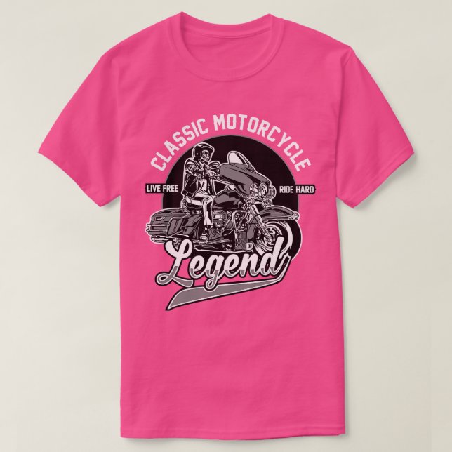 T-SHIRT LÉGENDE MOTOCYCLE CLASSIQUE (Design devant)