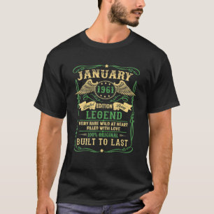 T-shirt Légende Né En JANVIER 1971 51Stanniversaire Cadeau
