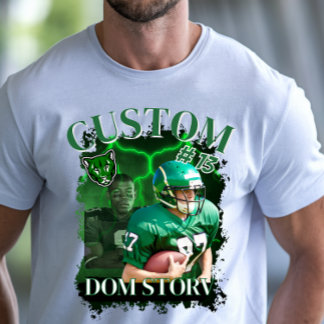 T-shirt Légende personnalisée de football de style bootleg