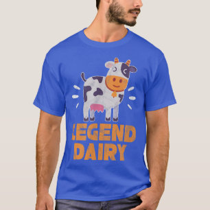 T-shirt Légende Vache de vache laitière Hérifer Fermier An