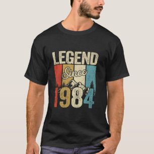 T-shirt Légende vintage depuis 1984 40e anniversaire Cadea
