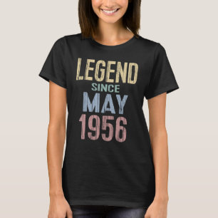 T-shirt Légende vintage depuis mai 1956 Anniversaire amusa