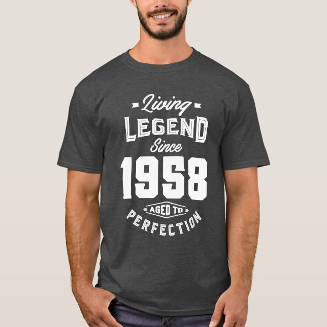 T-shirt Légende vivante 1958 (Devant)