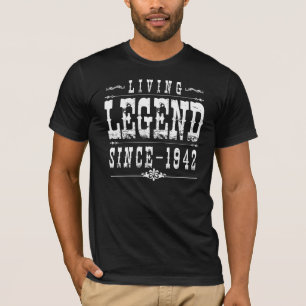 T-shirt Légende vivante depuis 1942