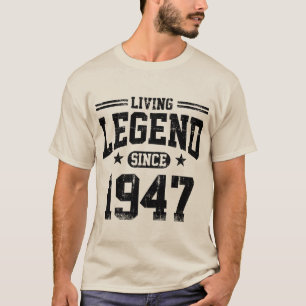 T-shirt Légende vivante depuis 1947